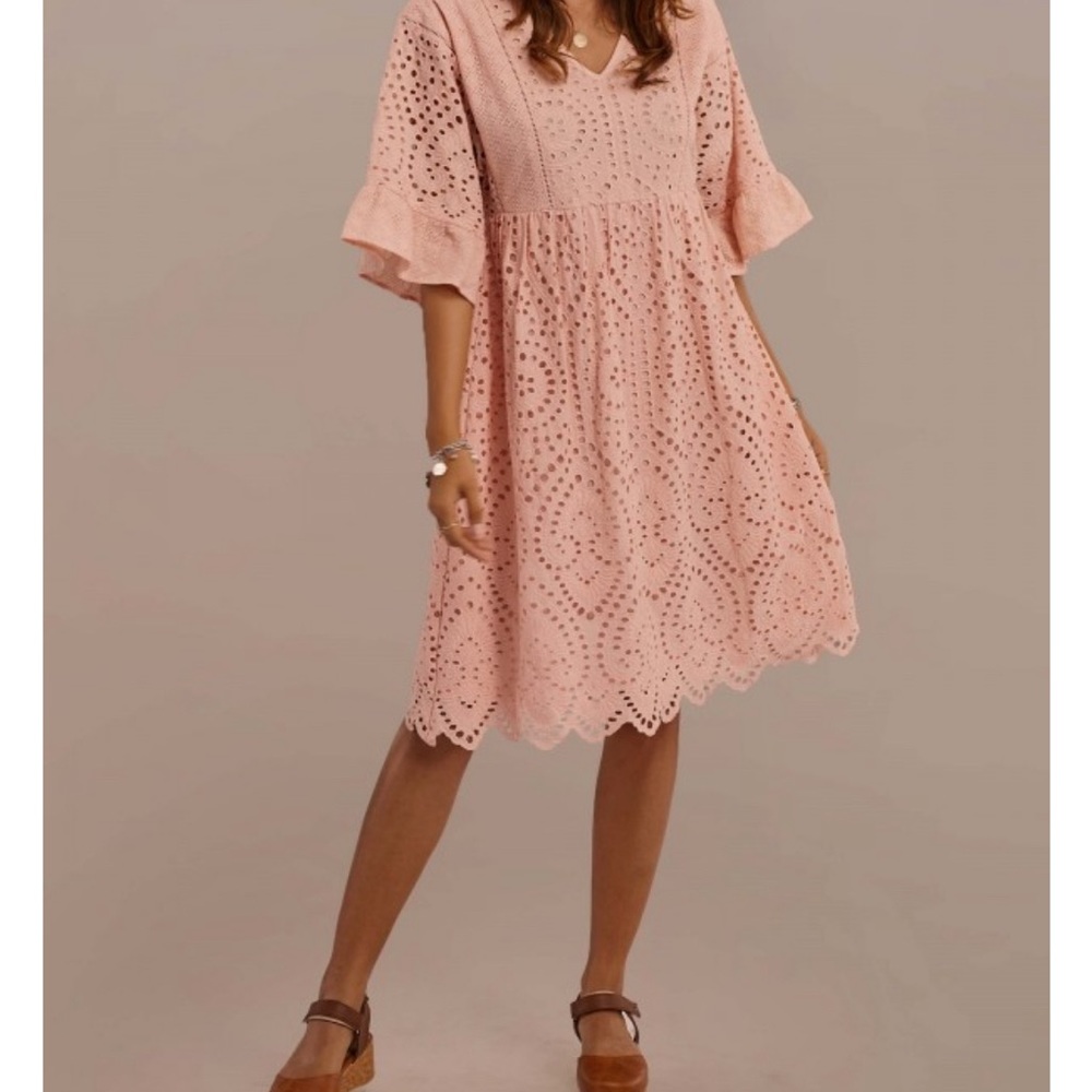 Roolee Dress jn Blush color “Falling for you”
